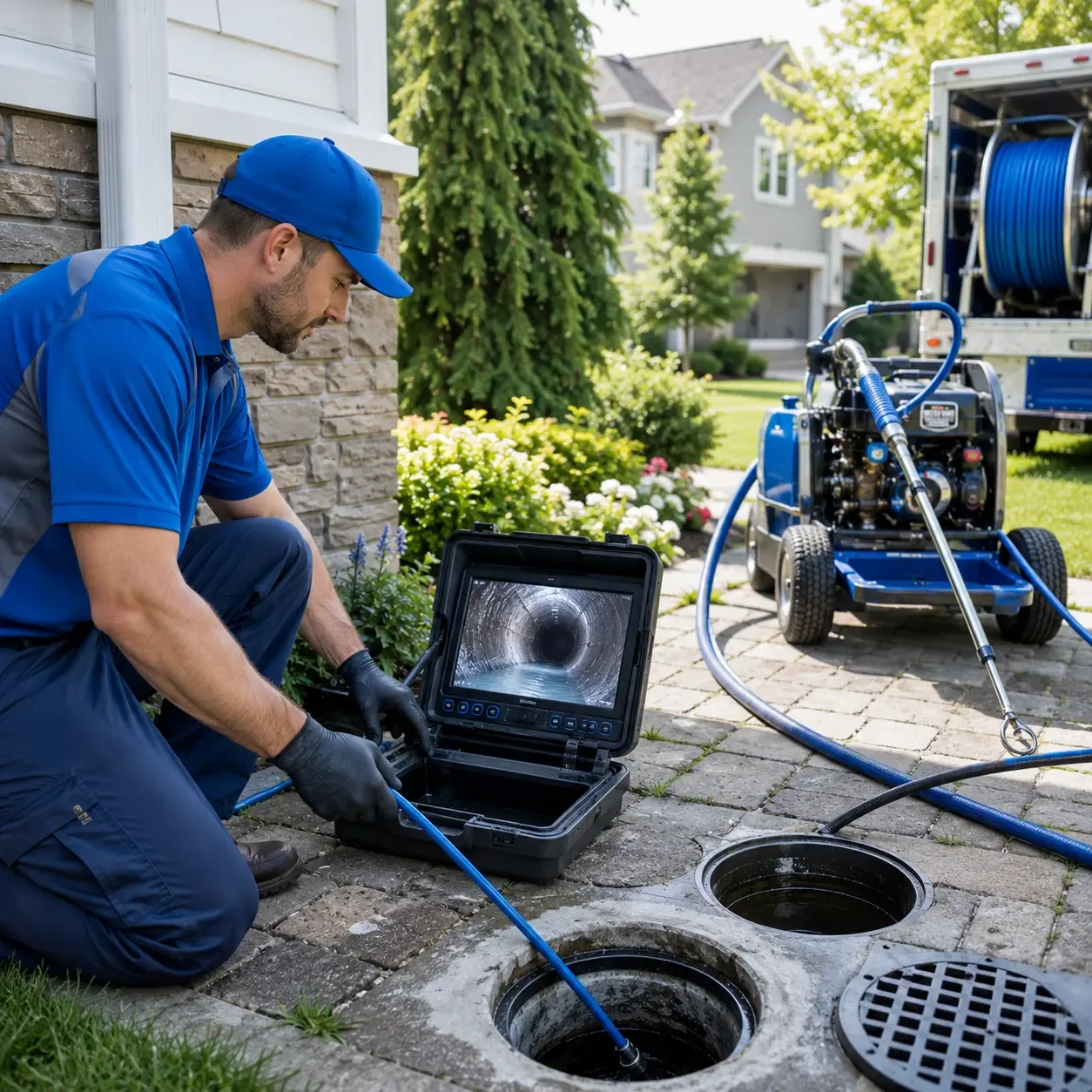 Outdoor drain cleaning professionals serving Wyoming, PA